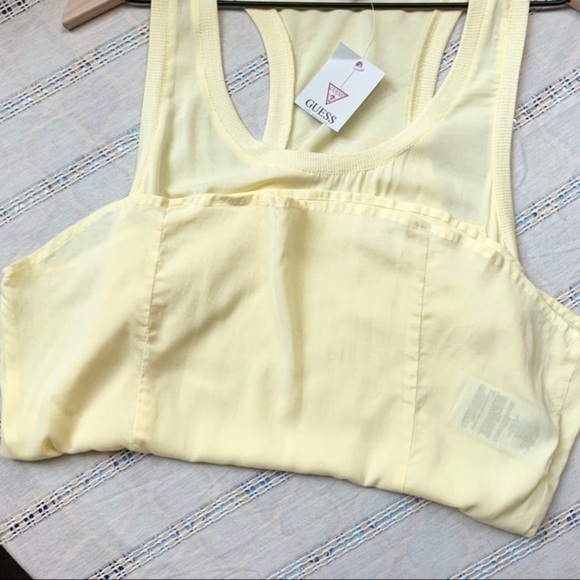 NWT Small Guess Yellow Tank Top - Picture 12 of 12